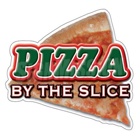 Amistad Pizza by the Slice Concession Decal Sticker - Stand Restaurant AM3934690